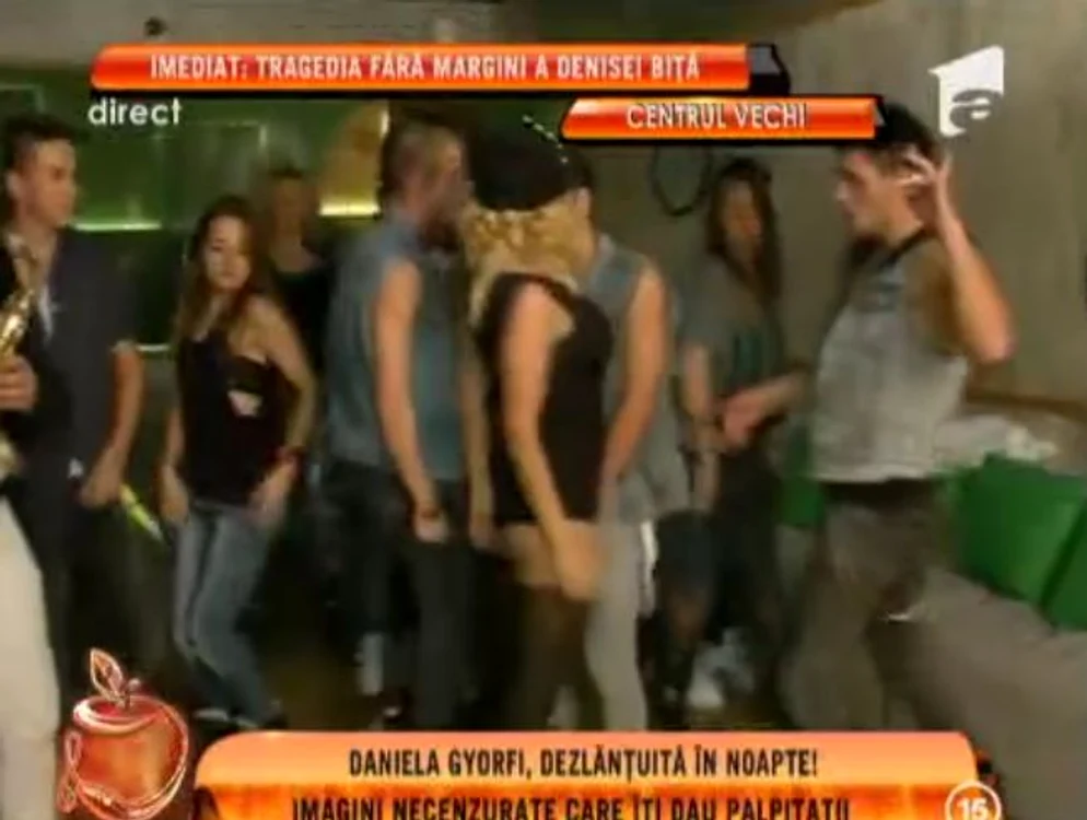 Daniela Gyorfi a schimbat mai multe ţinute la filmarea noului clip