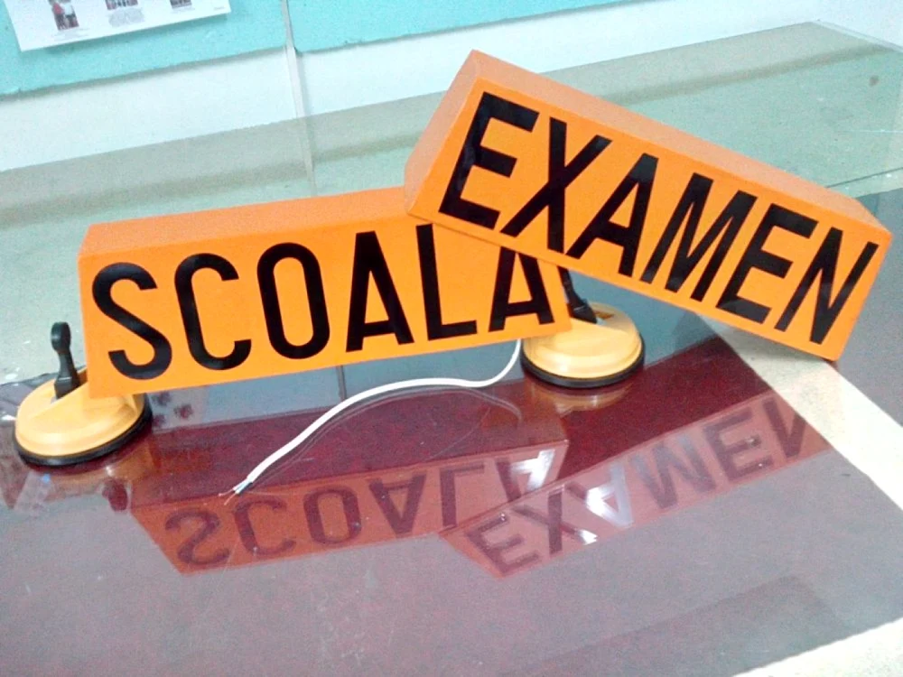Greşeli frecvente la examenul de traseu Scoala de soferi 2015 FOTO Adevărul