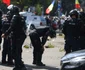 Ciocniri violente între forțele de ordine, fermieri și reprezentanți ai mișcărilor suveraniste, în București. FOTO Inquam Photos / George Călin