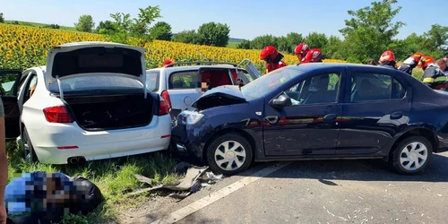 slobozia accident Sinesti FOTO IPJ Ialomita