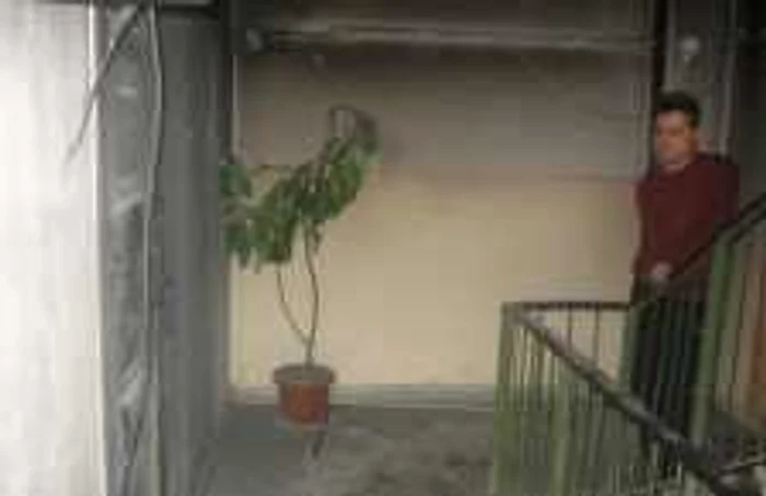 Ion Tănase, unul dintre locatarii din blocul incendiat