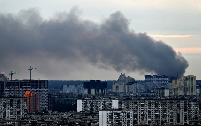 Explozii în Kiev. FOTO AFP (Arhivă)