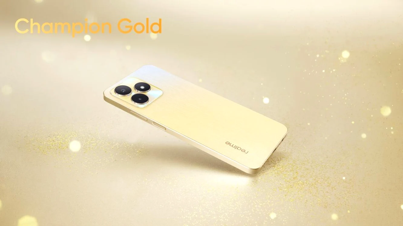 realme C53 Champion Gold.