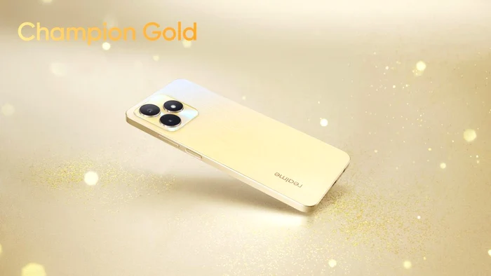 realme C53 Champion Gold.