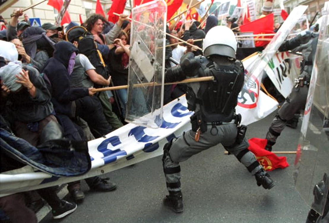 
    O serie de proteste violente a avut loc la granița dintre Austria și ItaliaFoto: Getty  