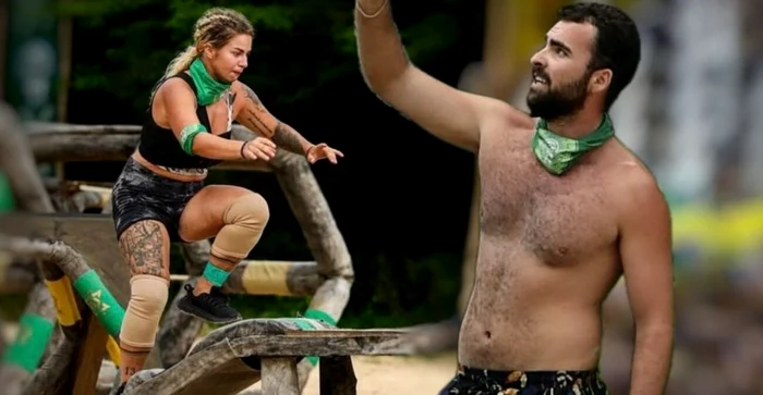 Filip și Izabela, primele declarații după eliminarea de la „Survivor” / foto: colaj Instagram
