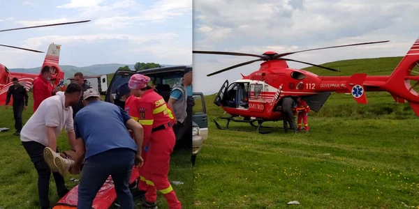 Elicopter SMURD. Foto: ISU Hunedoara