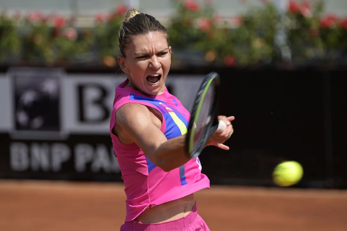 Simona Halep a revenit de la 0-3, în primul set, și s-a calificat lejer în sferturile de finalăFoto: Guliver / GettyImages