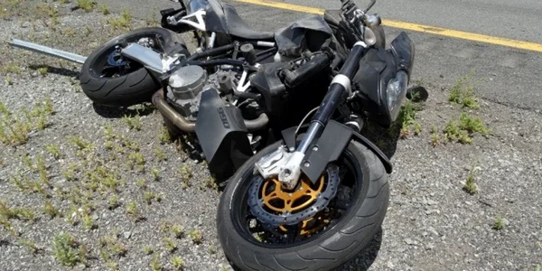 motocicleta accident