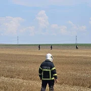 autoritatile au ajuns la locul unde a cazut drona in buzau foto facebook Campus TV Buzău jpeg