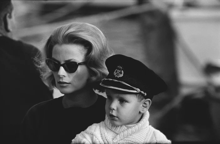 Noiembrie 1962: Grace de Monaco şi prinţul moştenitor Albert, viitorul Albert II