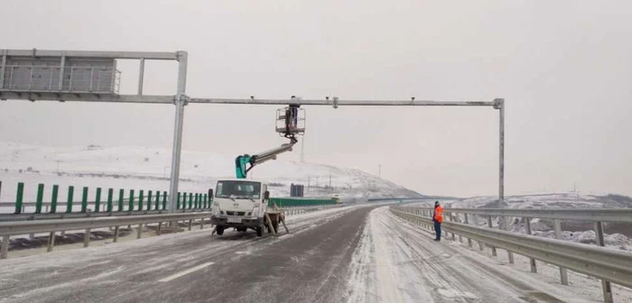 Se montează camere pe ultimul lot al autostrăzii: Sursa foto: CNAIR