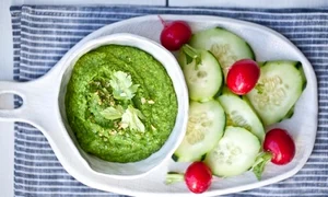 Humus din naut cu spanac jpeg