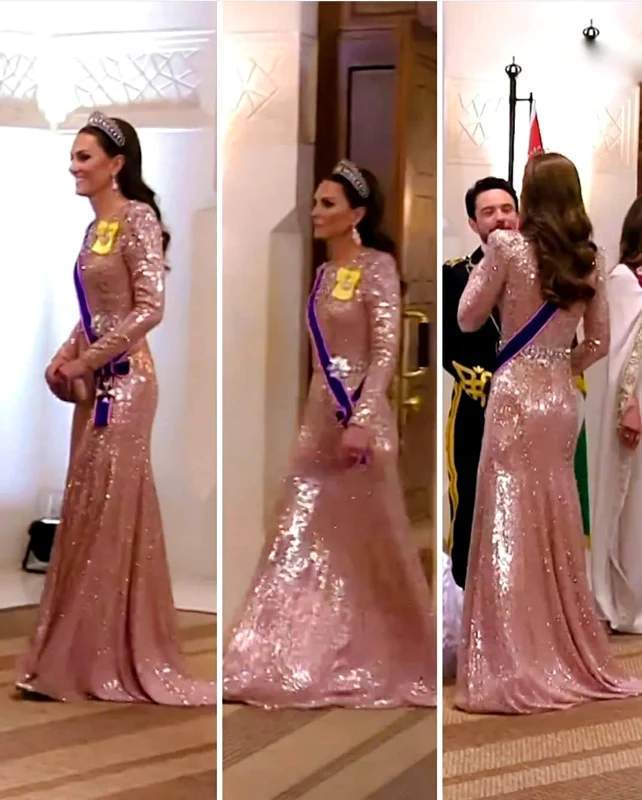 Kate Middleton la banchetul de nuntă din Iordania