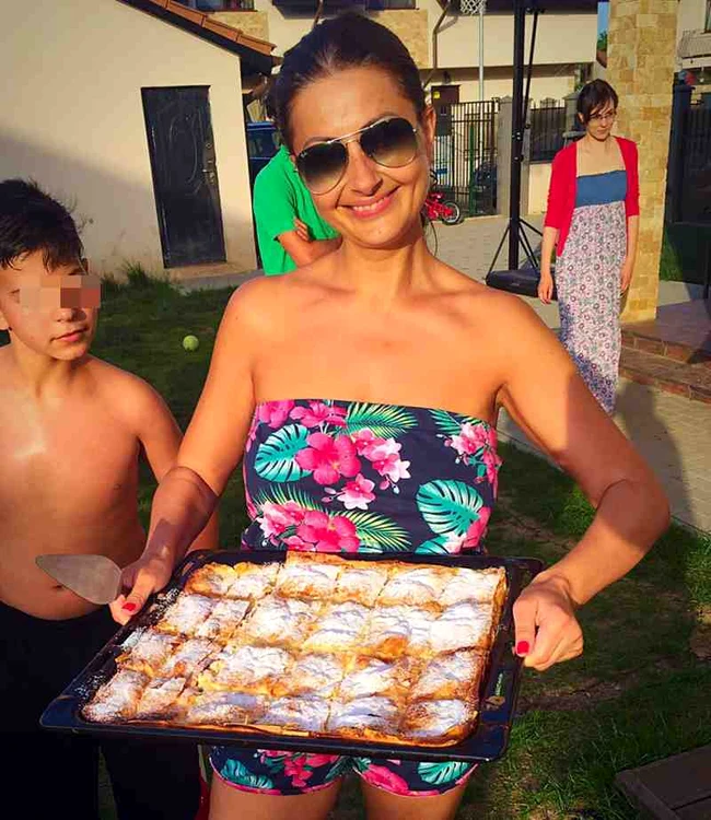 
    Gabriela Cristea este şefă la ea în bucătăriefoto: arhiva personală  