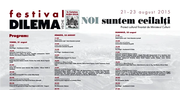 program festival dilema veche