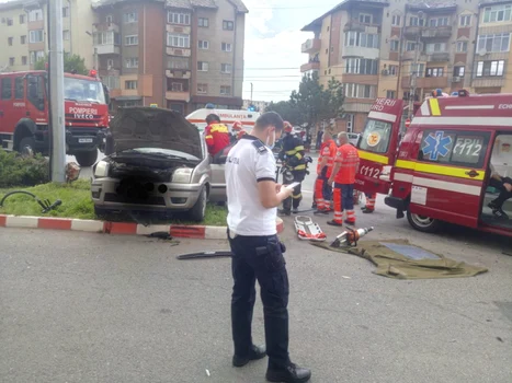 accident rutier in orastie foto isu hunedoara