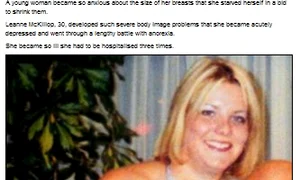 La 17 ani, Leanne era mai plinuţă şi avea sânii uriaşi jpeg