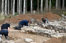 Templul a fost descoperit la marginea actualului șantier arheologic 