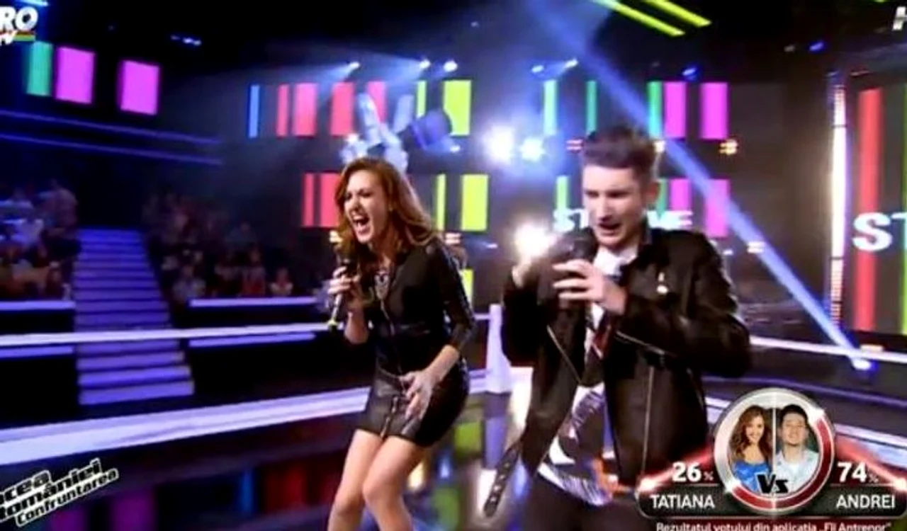 Tânărul a interpretat în duet piesa "Don't stop me now"