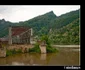 Podul de cale ferată în arc de la Proieni - Brezoi de pe Valea Oltului -  Vâlcea - cu nit de aur - actualmente monument istoric Foto miscellanea ro