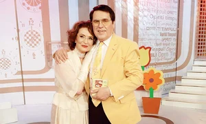 Angela Similea, alături de prietenul ei, compozitorul Marius Ţeicu  jpeg