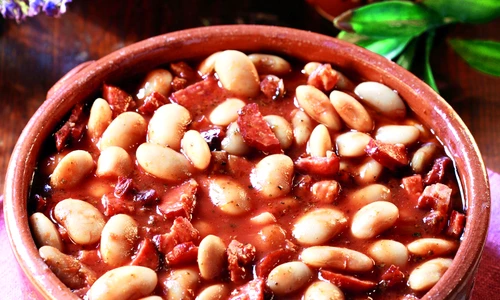 Rustic bean and sausage stew jpeg
