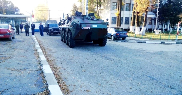 Transportorul blindat produs la Automecanica Moreni. FOTO C.S.