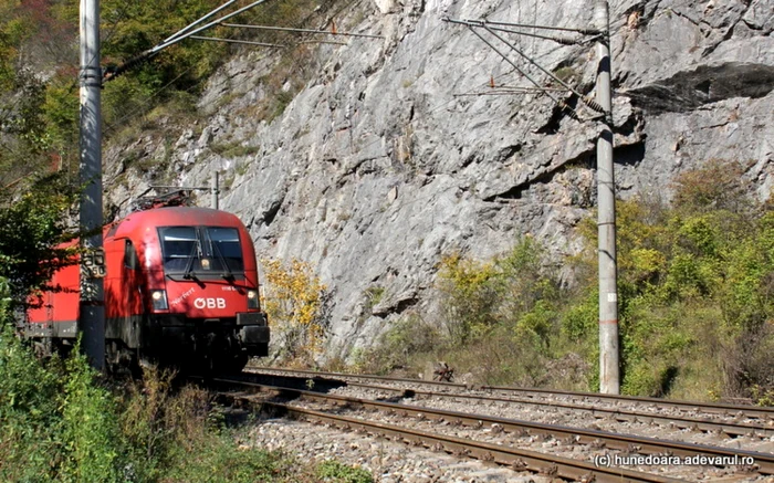 Calea ferată Simeria - Petroşani. Foto: Daniel Guţă. ADEVĂRUL
