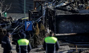 Cornel Dinicu participă la reconstituirea la fața locului în complexul Ferma Dacilor, în Tohani, Prahova. FOTO Inquam Photos / George Călin