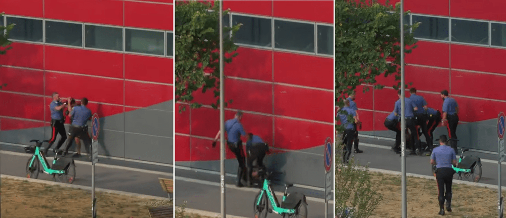 Români arestați brutal de carabinieri la Milano. Imaginile sunt șocante VIDEO