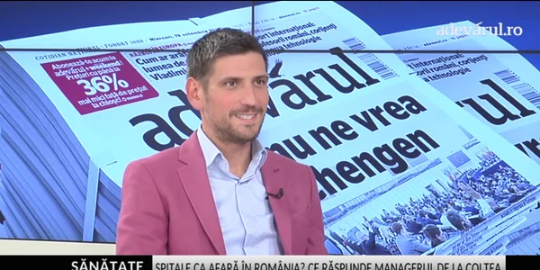 Medicul Ioan Bogdan Furtuna managerul Coltea Sursa foto Adevarul