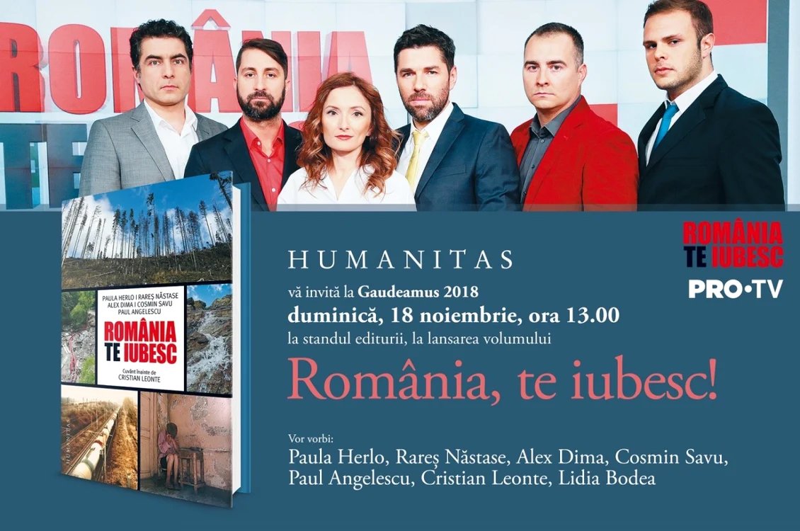 coperta carte romania te iubesc foto pro tv