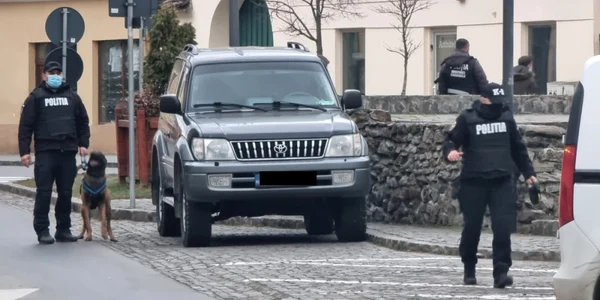 Alertă cu bombă pe o stradă centrală din Sibiu Foto oradesibiu ro