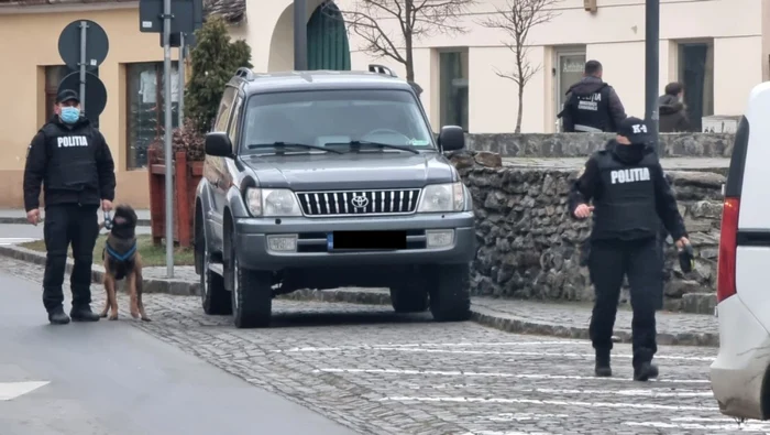 Alertă cu bombă pe o stradă centrală din Sibiu Foto oradesibiu ro