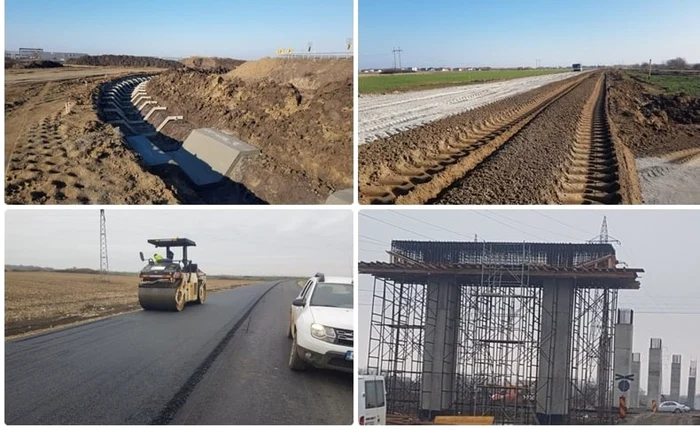 Şantier Centura Timişoara Sud FOTO DRDP