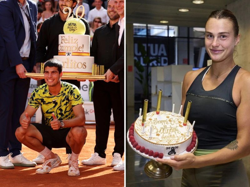 Madrid Open. Tort fastuos pentru Alcaraz, unul micuț pentru Sabalenka. Organizatorii, puși la zid