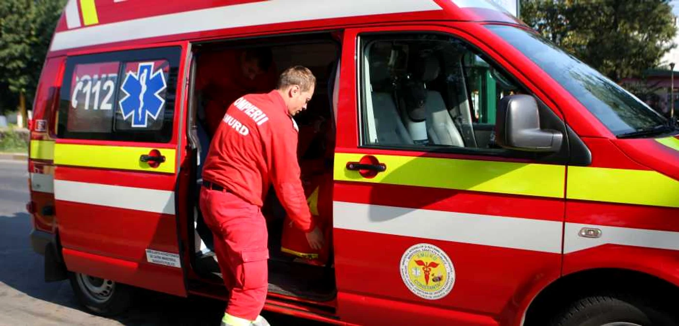 Bărbatul a ajuns la spital.  