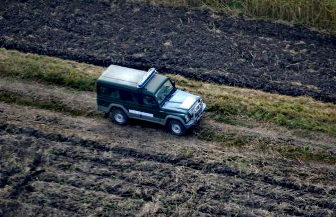 Oamenii legii au intervenit în apropierea comunei arădene Şagu FOTO Poliţia de Frontieră