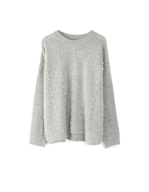 Pulover cu perle, Stradivarius, 119,90 lei jpg jpeg