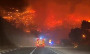 incendii de vegetatie in croatia foto x @Goran Majic png