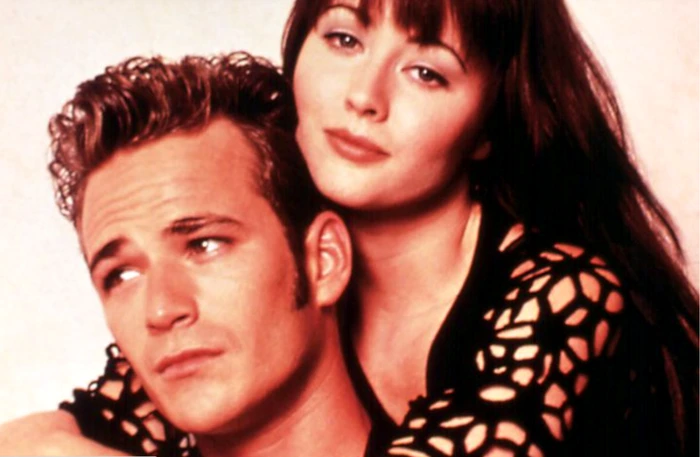 Shannen Doherty şi Luke Perry. Foto: Profimedia