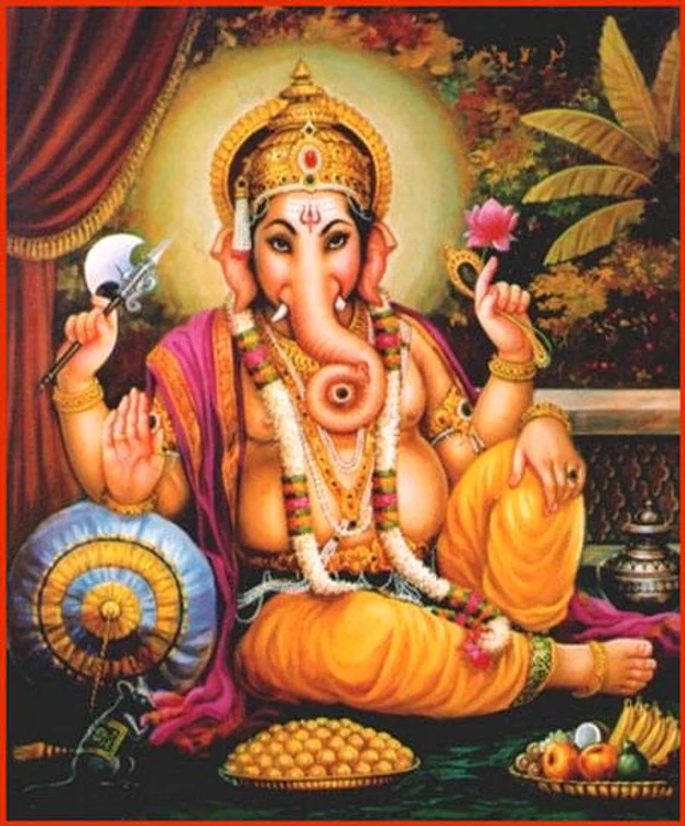 
    Ganesh, protectorul comercianţilor, este una dintre divinităţile cele mai populare din panteonul hindus  