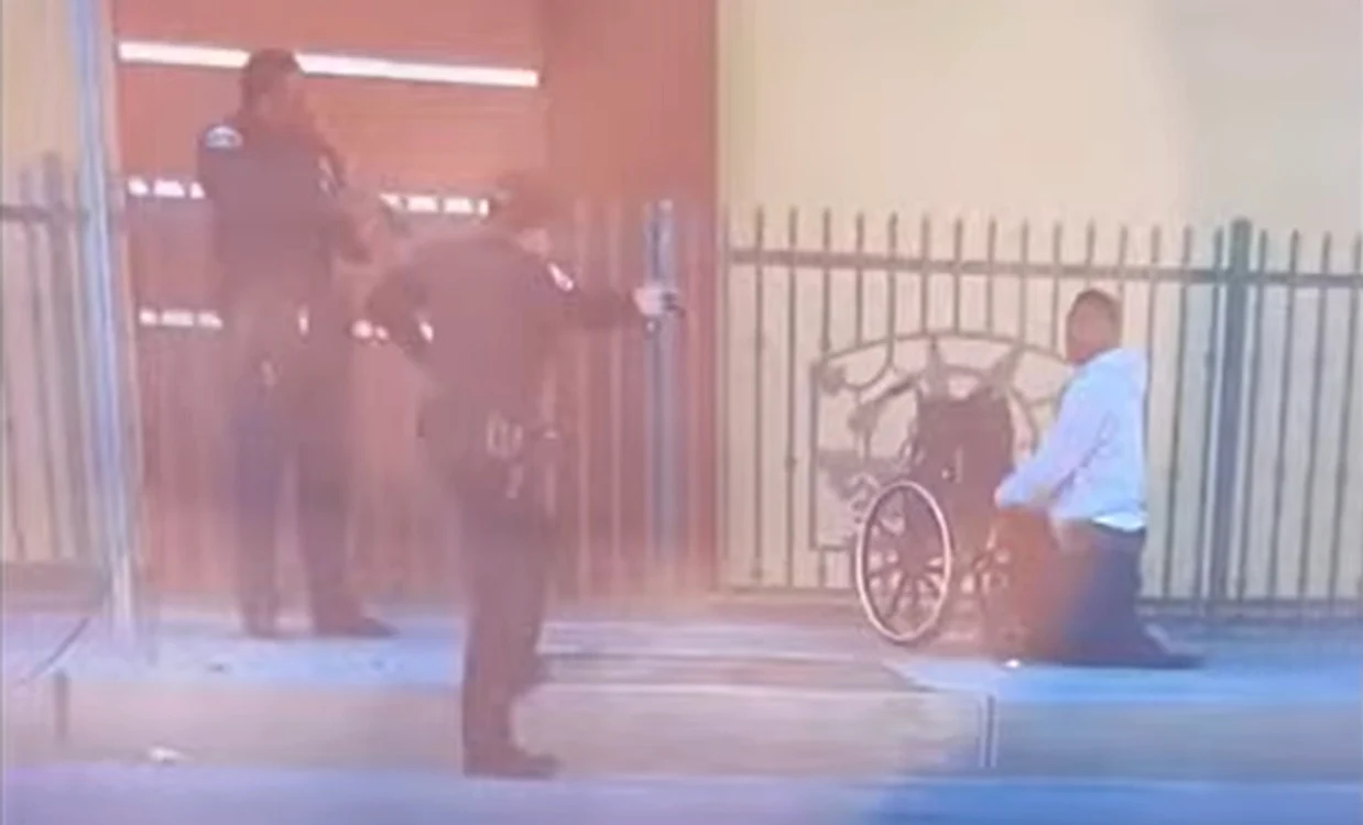 Bărbatul a fost împușcat mortal  FOTO captură video