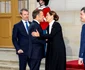 Nicușor Dan, poză cu regele și regina Danemarcei, alături de Emmanuel Macron FOTO AFP