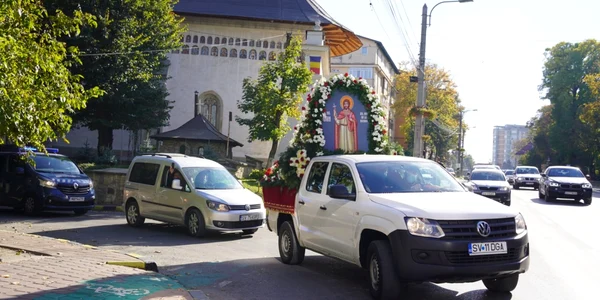 procesiune anti covid Suceava 