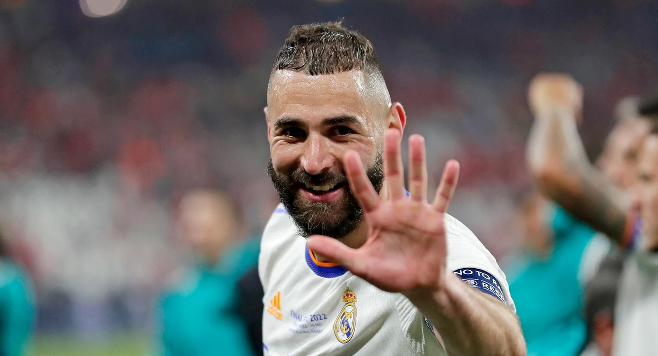 Karim Benzema a marcat când a vrut în poarta lui Valladolid. Foto EPA EFE 