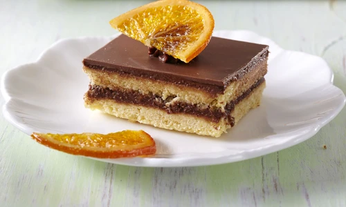 Orange chocolate slice jpeg