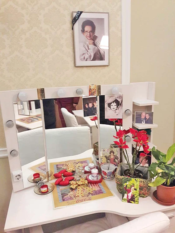 Lucrurile personale ale actriței au rămas „încremenite” în cabina sa de la teatru