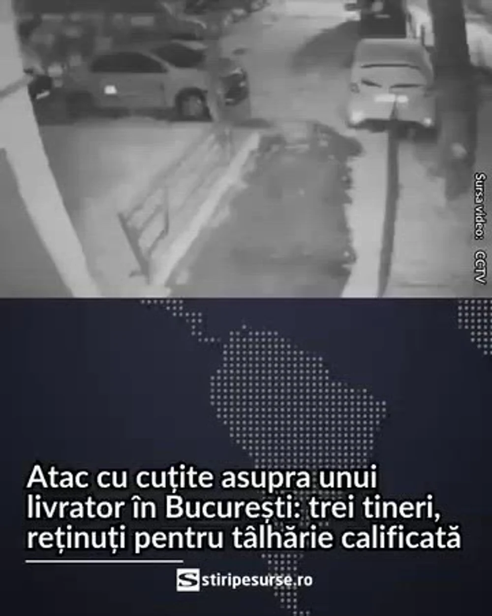 Tâlhărie cu cuțite în Sectorul 6: trei tineri, reținuți după ce au atacat un livrator nigerian